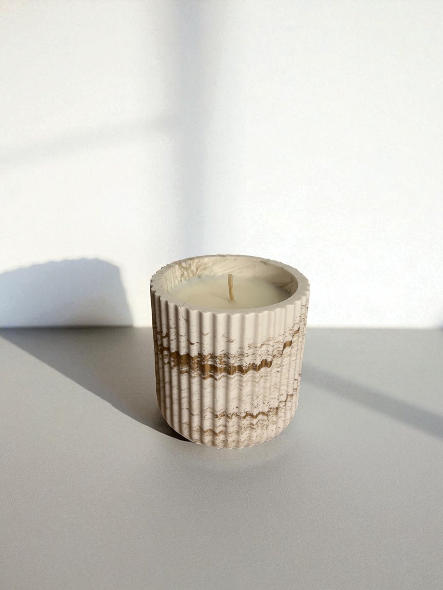 Fleur de coton - Marbré Doré