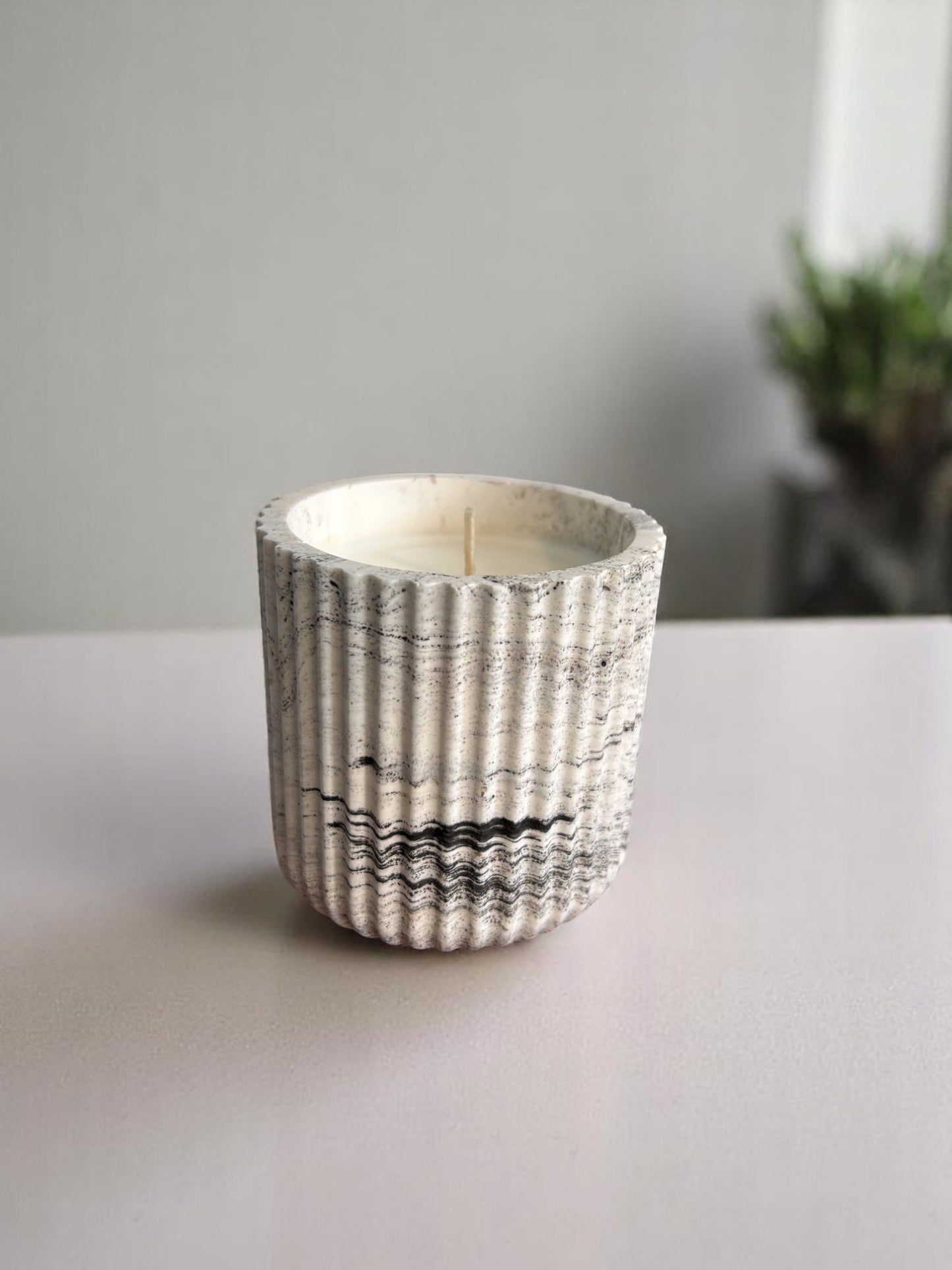 Fleur de coton - Marbré Noir, Doré
